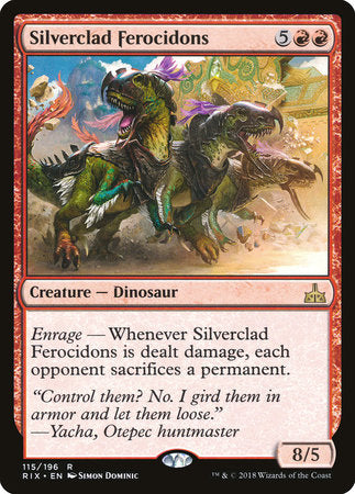 Silverclad Ferocidons [Rivals of Ixalan] | Eastridge Sports Cards & Games