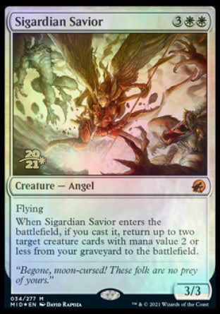 Sigardian Savior [Innistrad: Midnight Hunt Prerelease Promos] | Eastridge Sports Cards & Games