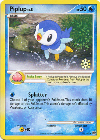 Piplup (72/100) [Countdown Calendar Promos] | Eastridge Sports Cards & Games