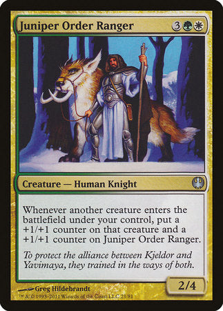 Juniper Order Ranger [Duel Decks: Knights vs. Dragons] | Eastridge Sports Cards & Games