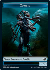 Blood // Zombie (005) Double-sided Token [Innistrad: Crimson Vow Tokens] | Eastridge Sports Cards & Games