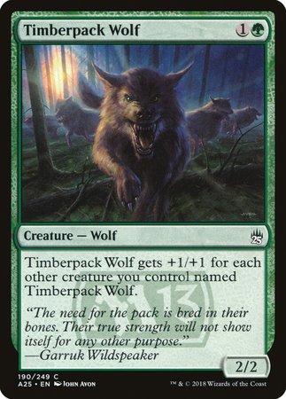 Timberpack Wolf [Masters 25] | Eastridge Sports Cards & Games