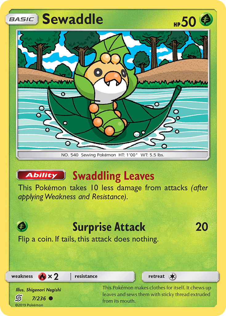 Sewaddle (7/236) [Sun & Moon: Unified Minds] | Eastridge Sports Cards & Games