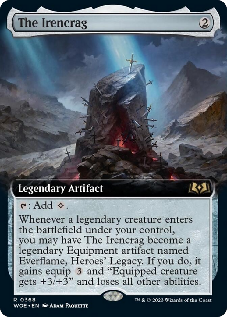 The Irencrag (Extended Art) [Wilds of Eldraine] | Eastridge Sports Cards & Games