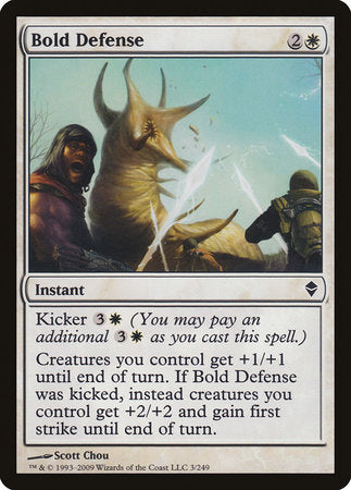 Bold Defense [Zendikar] | Eastridge Sports Cards & Games