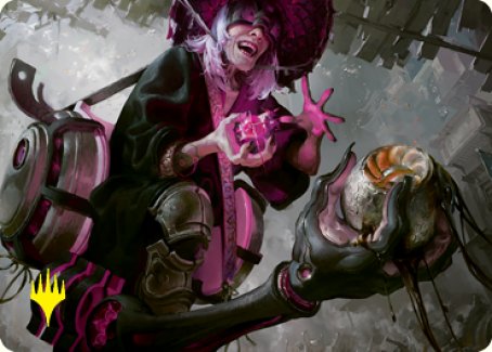 Undercity Scrounger Art Card (Gold-Stamped Signature) [Kamigawa: Neon Dynasty Art Series] | Eastridge Sports Cards & Games