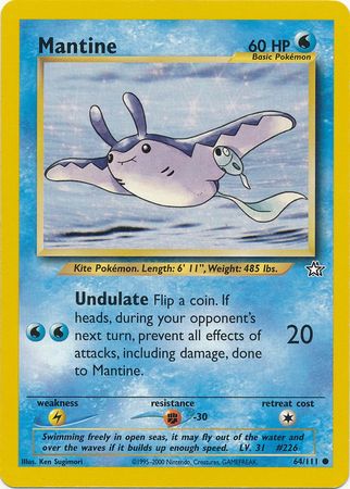 Mantine (64/111) [Neo Genesis Unlimited] | Eastridge Sports Cards & Games