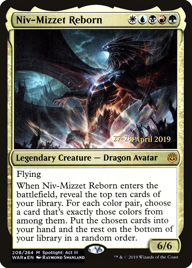 Niv-Mizzet Reborn  [War of the Spark Prerelease Promos] | Eastridge Sports Cards & Games