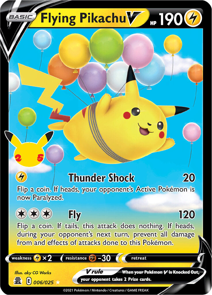 Flying Pikachu V (006/025) [Celebrations: 25th Anniversary] | Eastridge Sports Cards & Games
