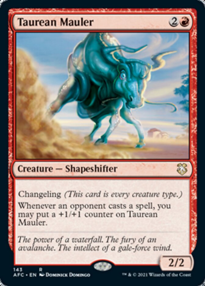 Taurean Mauler [Dungeons & Dragons: Adventures in the Forgotten Realms Commander] | Eastridge Sports Cards & Games