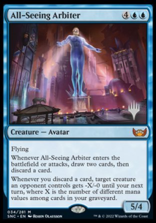 All-Seeing Arbiter (Promo Pack) [Streets of New Capenna Promos] | Eastridge Sports Cards & Games