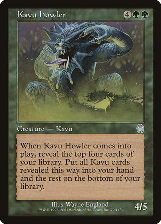 Kavu Howler [Apocalypse] | Eastridge Sports Cards & Games