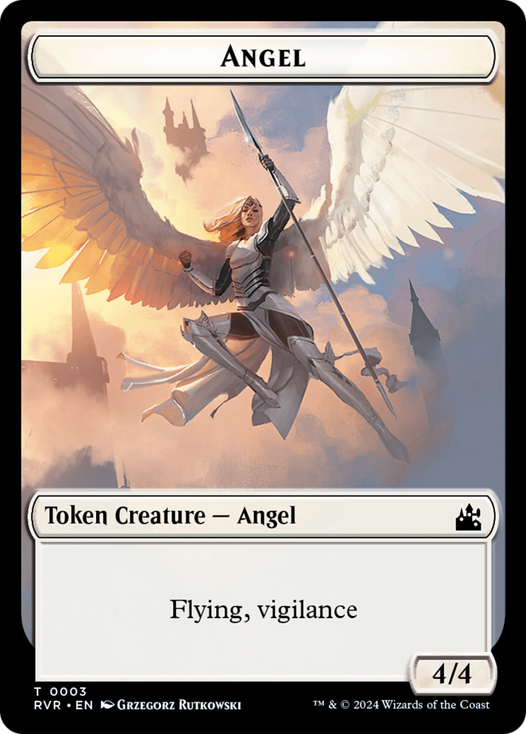 Angel Token (0003) [Ravnica Remastered Tokens] | Eastridge Sports Cards & Games