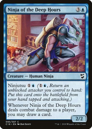 Ninja of the Deep Hours [Commander 2018] | Eastridge Sports Cards & Games