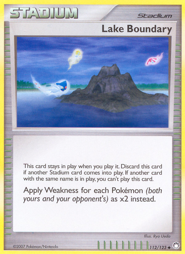 Lake Boundary (112/123) [Diamond & Pearl: Mysterious Treasures] | Eastridge Sports Cards & Games