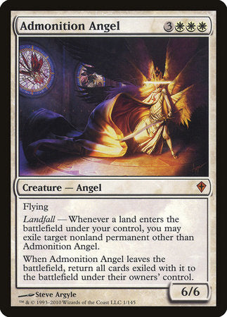 Admonition Angel [Worldwake] | Eastridge Sports Cards & Games