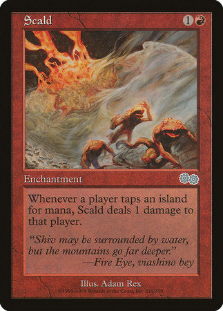Scald [Urza's Saga] | Eastridge Sports Cards & Games