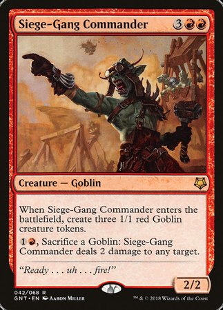 Siege-Gang Commander [Game Night] | Eastridge Sports Cards & Games