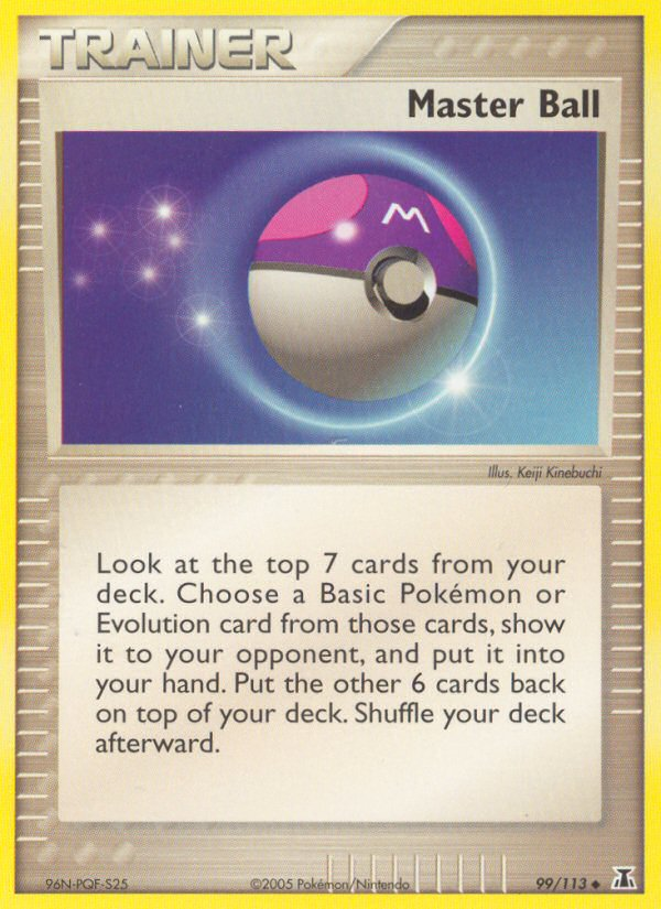 Master Ball (99/113) [EX: Delta Species] | Eastridge Sports Cards & Games