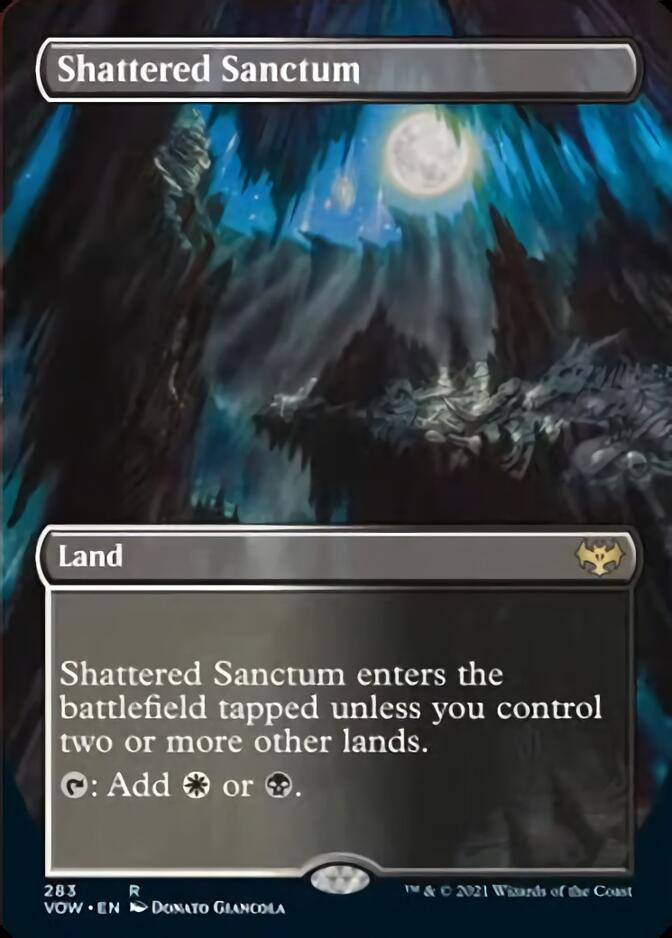 Shattered Sanctum (Borderless) [Innistrad: Crimson Vow] | Eastridge Sports Cards & Games