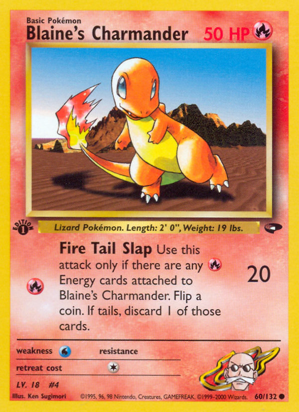 Blaine's Charmander (60/132) [Gym Challenge 1st Edition] | Eastridge Sports Cards & Games