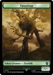 Treefolk // Food Token [The Lord of the Rings: Tales of Middle-Earth Commander Tokens] | Eastridge Sports Cards & Games