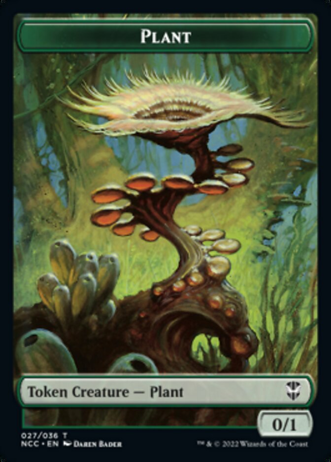 Plant // Citizen Double-sided Token [Streets of New Capenna Commander Tokens] | Eastridge Sports Cards & Games