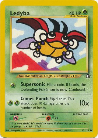 Ledyba (63/111) [Neo Genesis Unlimited] | Eastridge Sports Cards & Games