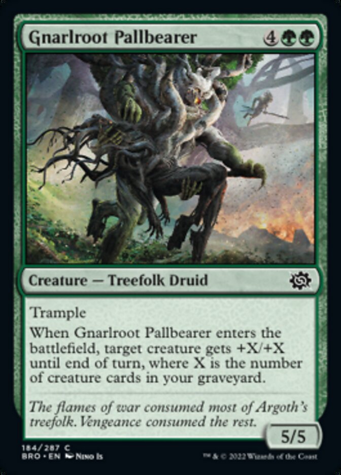 Gnarlroot Pallbearer [The Brothers' War] | Eastridge Sports Cards & Games