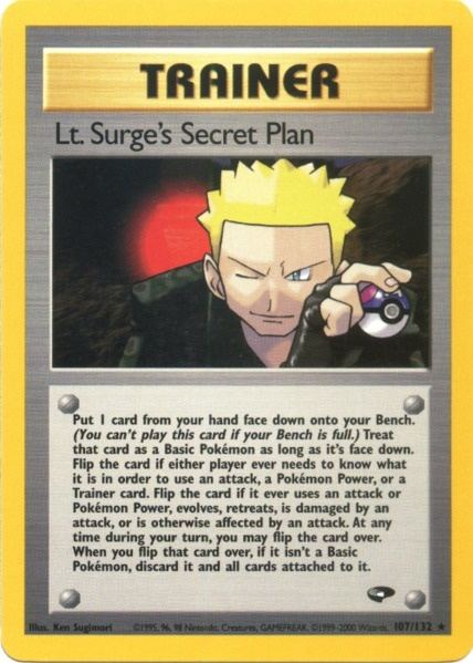 Lt. Surge's Secret Plan (107/132) [Gym Challenge Unlimited] | Eastridge Sports Cards & Games