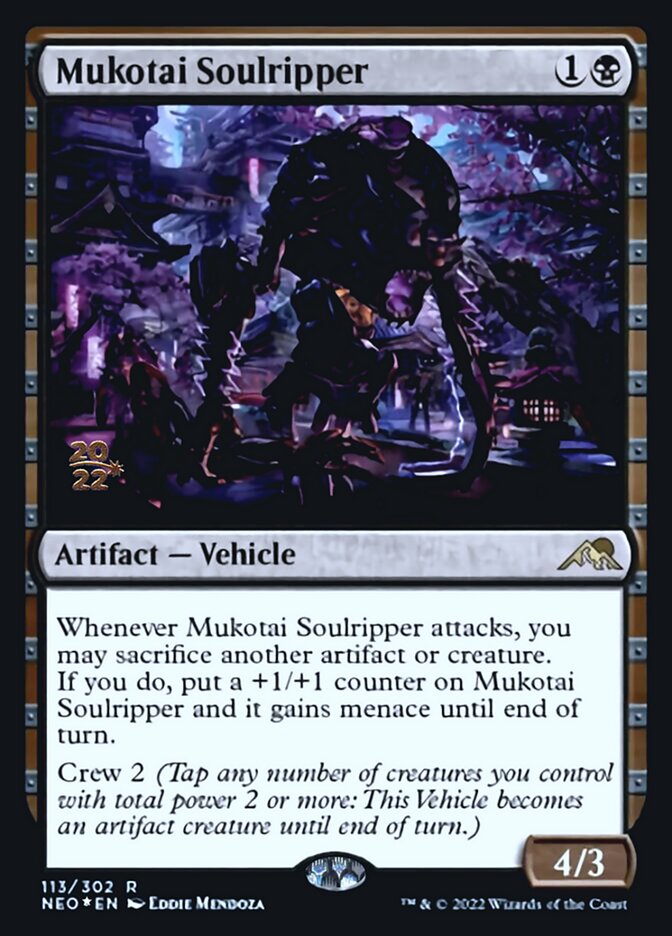 Mukotai Soulripper [Kamigawa: Neon Dynasty Prerelease Promos] | Eastridge Sports Cards & Games