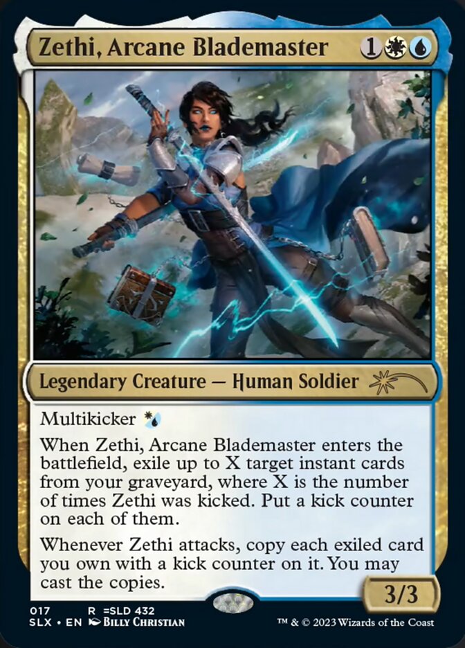 Zethi, Arcane Blademaster [Secret Lair: Universes Within] | Eastridge Sports Cards & Games