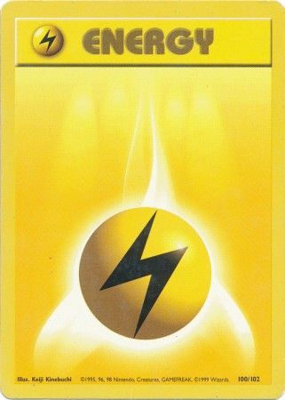 Lightning Energy (100/102) [Base Set Unlimited] | Eastridge Sports Cards & Games