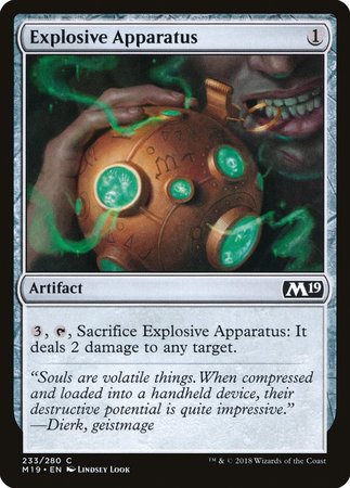 Explosive Apparatus [Core Set 2019] | Eastridge Sports Cards & Games