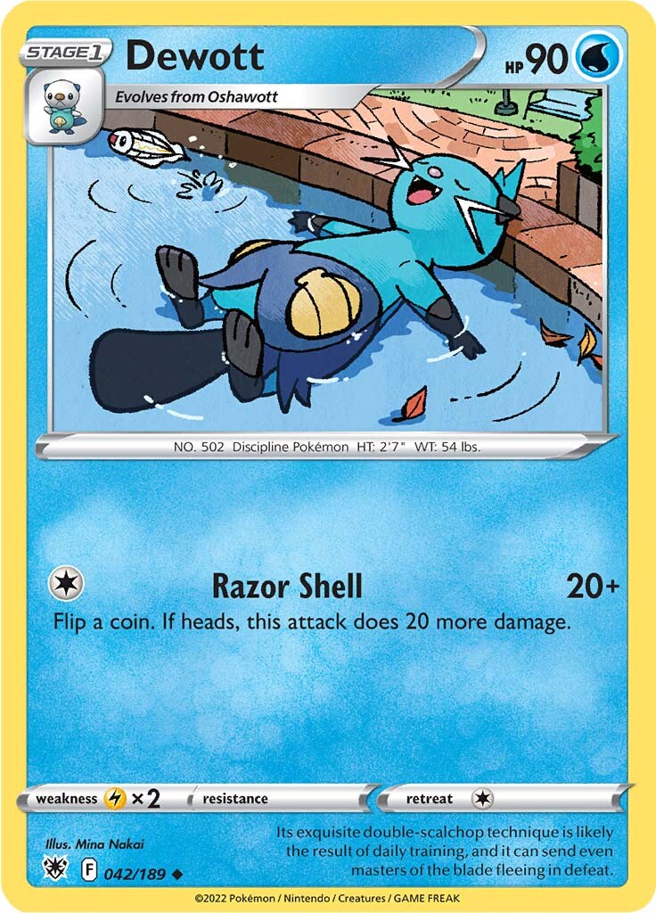 Dewott (042/189) [Sword & Shield: Astral Radiance] | Eastridge Sports Cards & Games