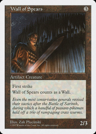 Wall of Spears [Fifth Edition] | Eastridge Sports Cards & Games