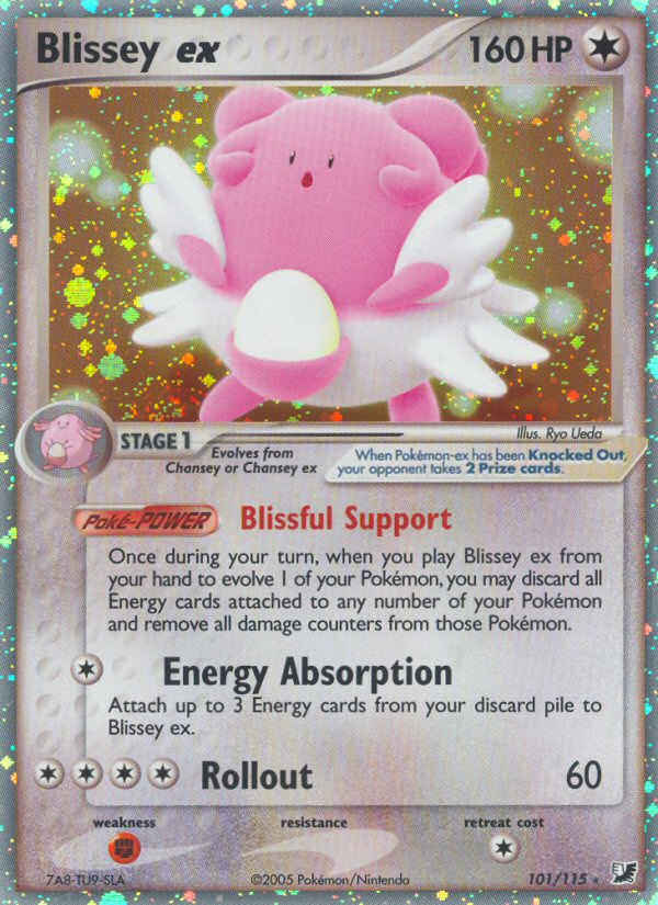 Blissey ex (101/115) [EX: Unseen Forces] | Eastridge Sports Cards & Games