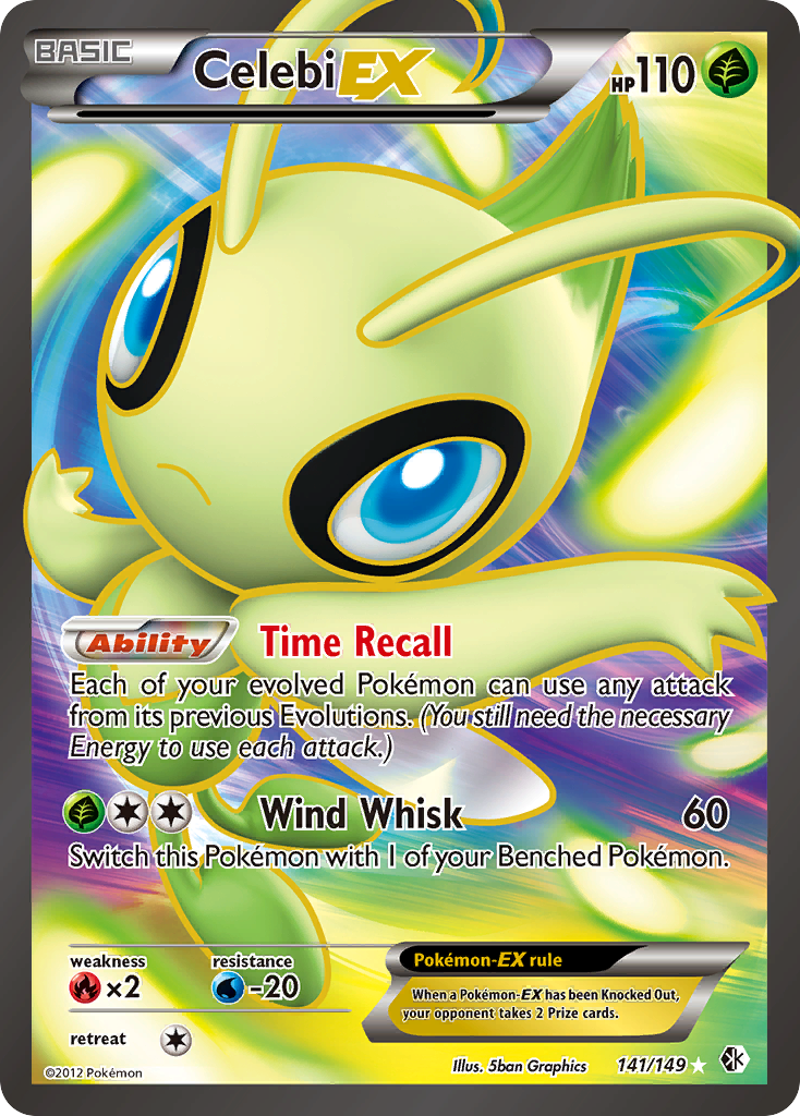 Celebi EX (141/149) [Black & White: Boundaries Crossed] | Eastridge Sports Cards & Games