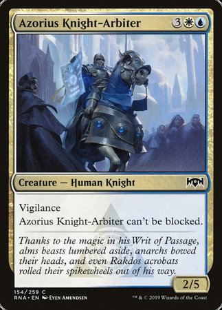 Azorius Knight-Arbiter [Ravnica Allegiance] | Eastridge Sports Cards & Games