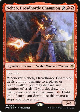 Neheb, Dreadhorde Champion [War of the Spark] | Eastridge Sports Cards & Games