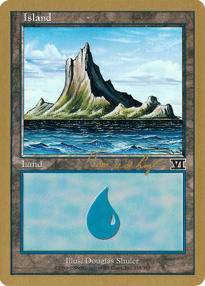 Island (tvdl335) (Tom van de Logt) [World Championship Decks 2000] | Eastridge Sports Cards & Games