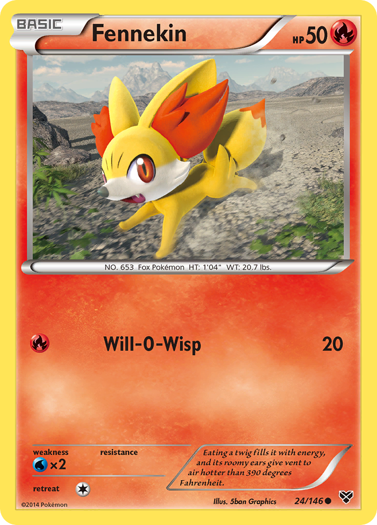 Fennekin (24/146) [XY: Base Set] | Eastridge Sports Cards & Games