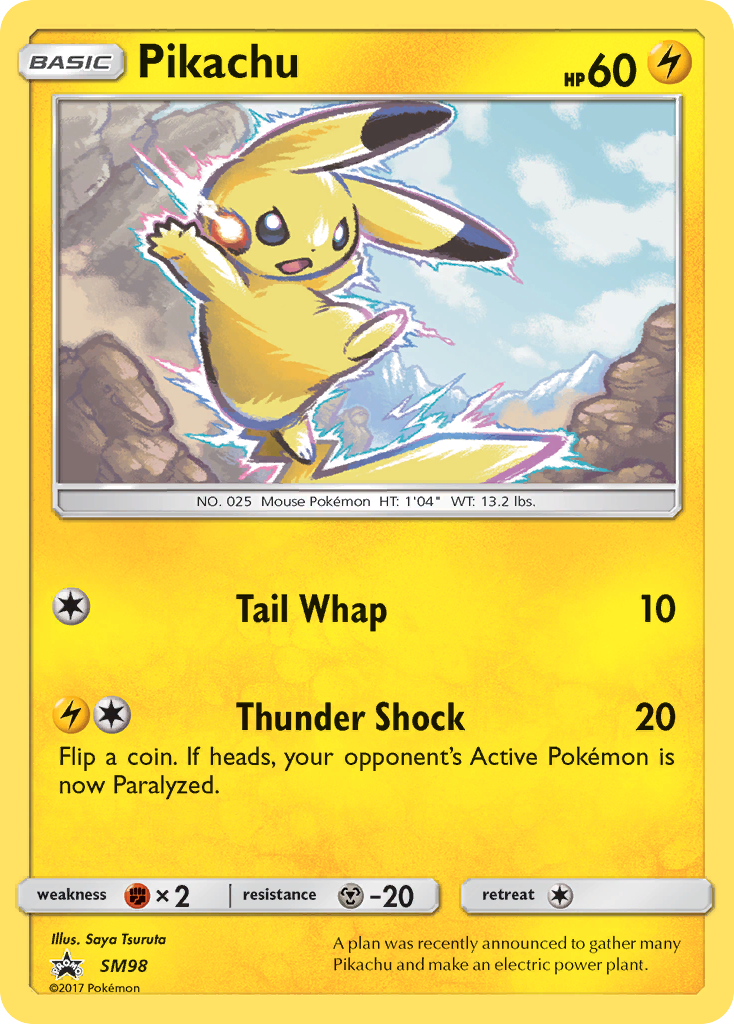 Pikachu (SM98) [Sun & Moon: Black Star Promos] | Eastridge Sports Cards & Games