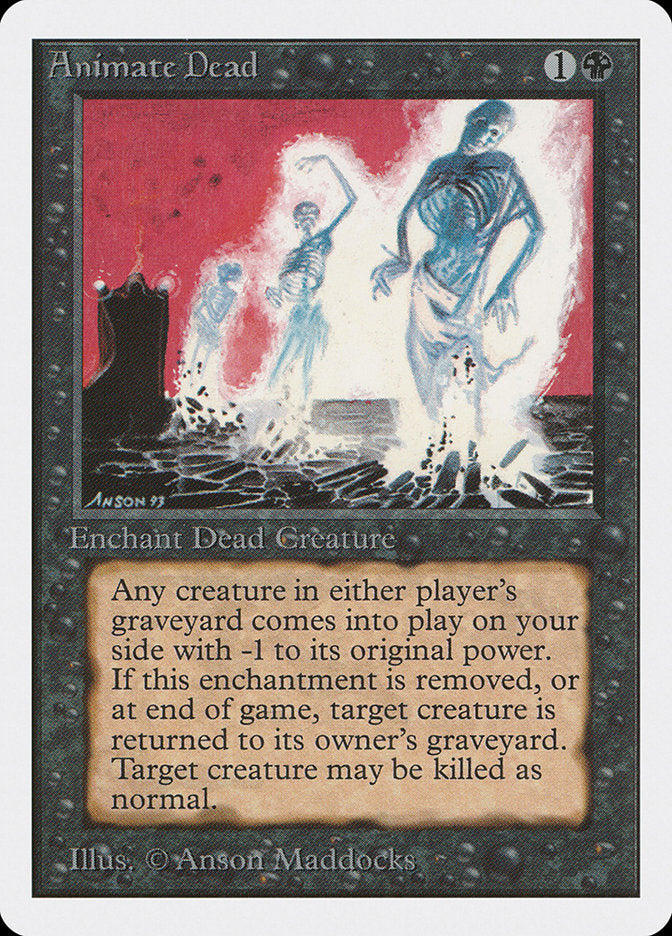 Animate Dead [Unlimited Edition] | Eastridge Sports Cards & Games