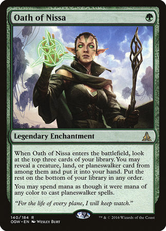 Oath of Nissa [Oath of the Gatewatch] | Eastridge Sports Cards & Games