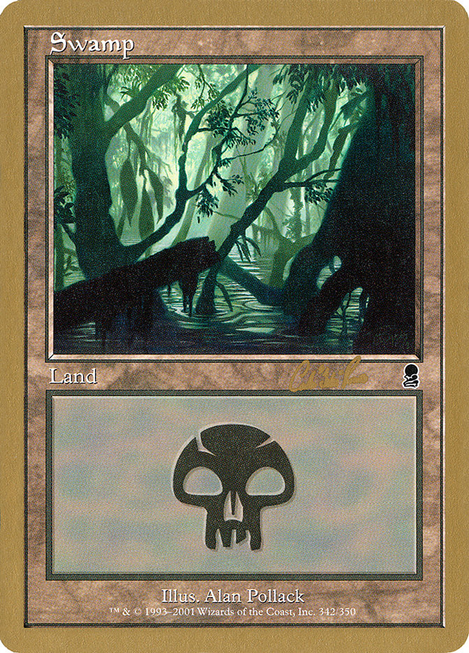 Swamp (cr342) (Carlos Romao) [World Championship Decks 2002] | Eastridge Sports Cards & Games