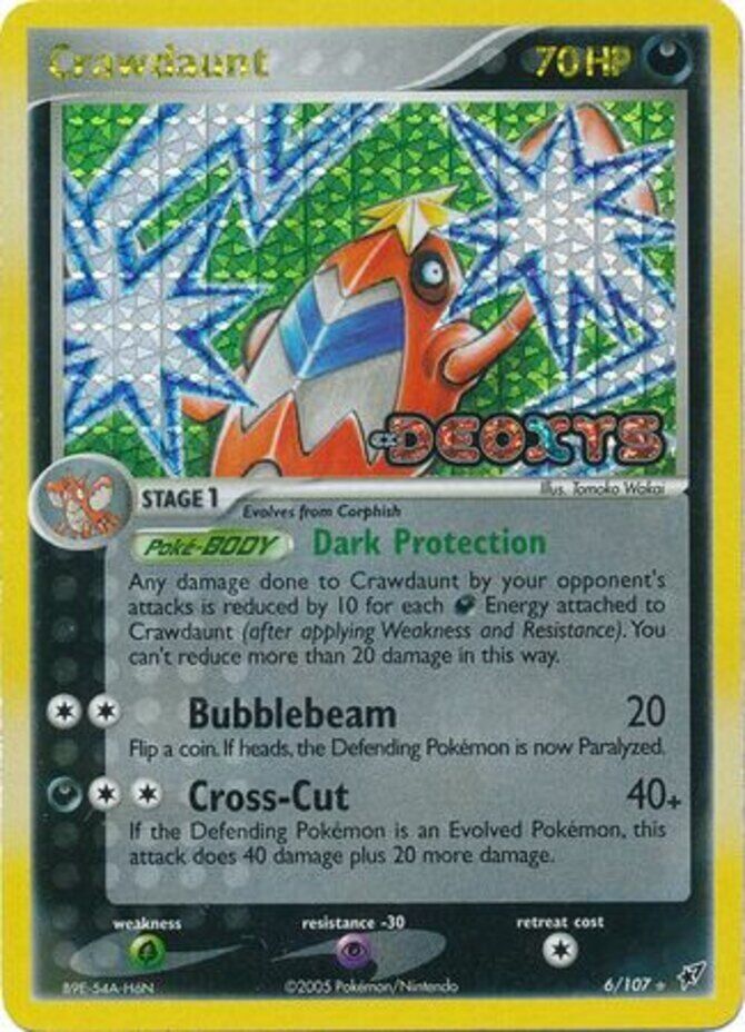 Crawdaunt (6/107) (Stamped) [EX: Deoxys] | Eastridge Sports Cards & Games