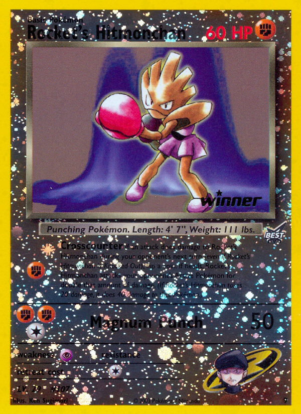 Rocket's Hitmonchan (9) (Winner) [Best of Promos] | Eastridge Sports Cards & Games