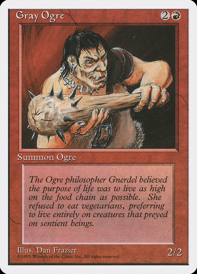 Gray Ogre [Fourth Edition] | Eastridge Sports Cards & Games
