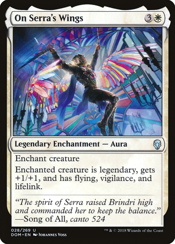 On Serra's Wings [Dominaria] | Eastridge Sports Cards & Games